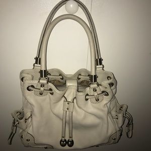 Ivory Leather Purse